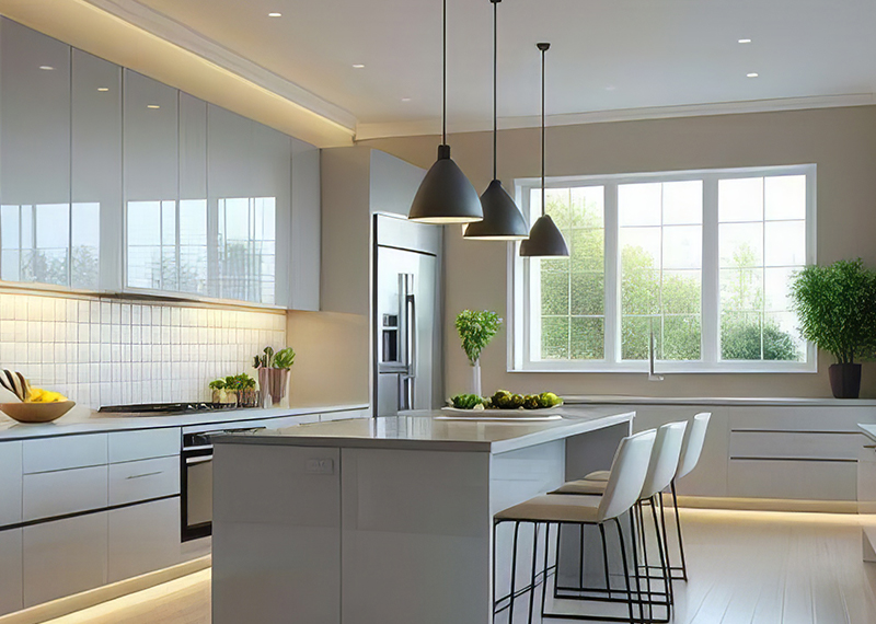 functional stainless steel kitchen design for everyday use