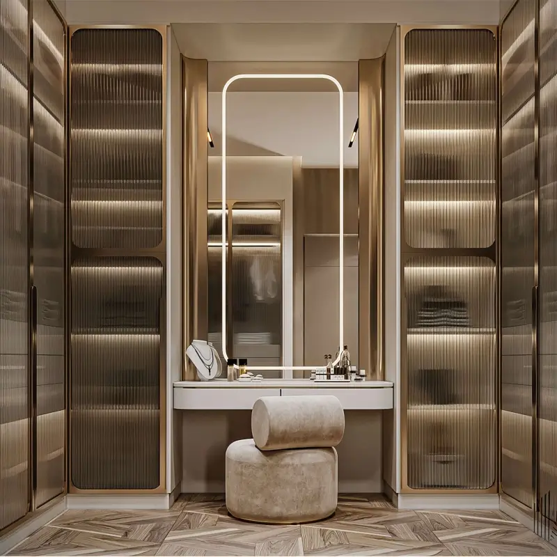 floor to ceiling wardrobe with maximum storage capacity