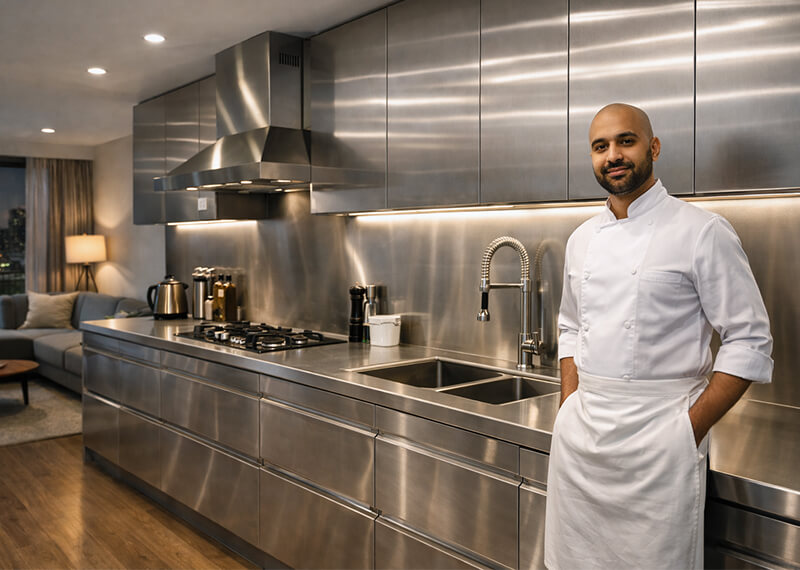 aks Straight Line Kitchen Modern