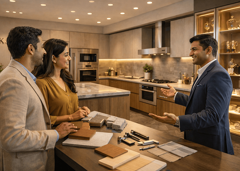 functional U shaped kitchen design for daily use