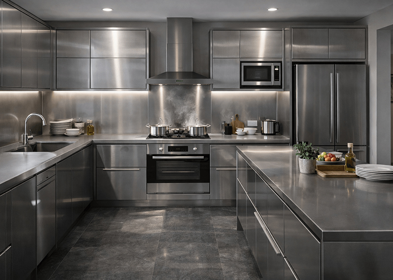 efficient U shaped kitchen layout for smooth workflow