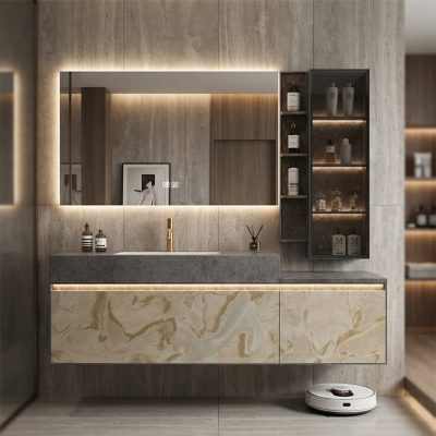 compact bathroom vanity for small modern bathrooms